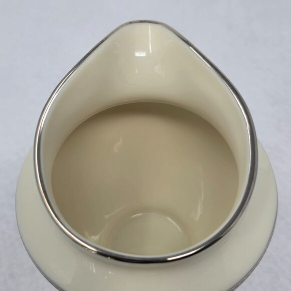 Lenox Presidential Collection Creamer Tuxedo Platinum Ivory Porcelain China - Picture 11 of 12